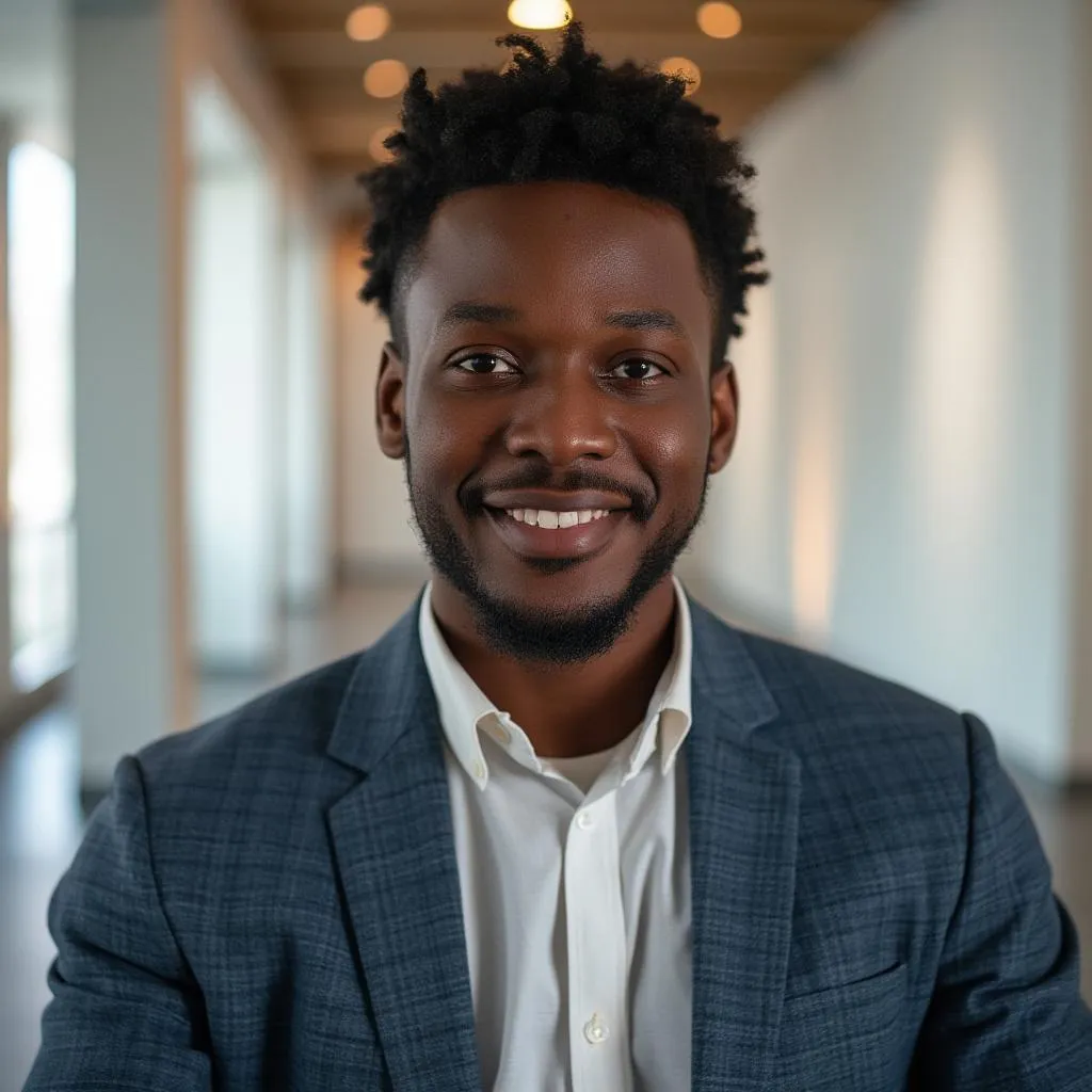 Portrait of Mark Adebayo